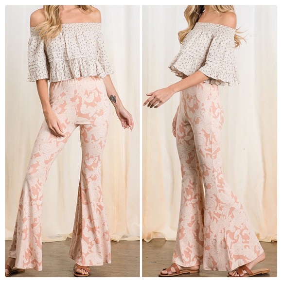 littlegypsie Pants - Anastasia Walks in Love Knit Flare Pants